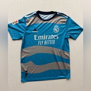 Adidas Real Madrid Teal Soccer Jersey